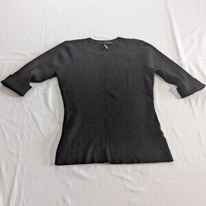 White House Black Market Black Sweater Size Medium